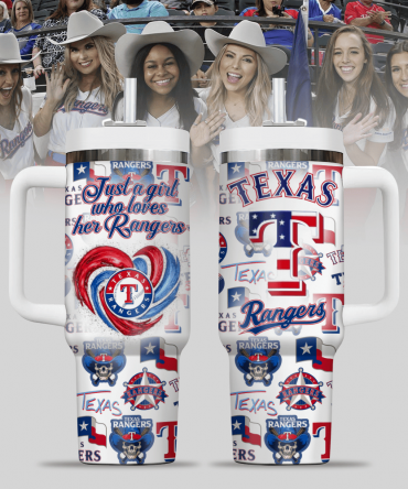 Texas Rangers MLB Custom Stanley Cup 40 oz 30 oz Tumbler With Handle