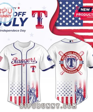 Texas Rangers MLB Independence Day 2025 Baseball Jersey