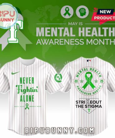 Texas Rangers MLB Mental Health Awareness Baseball Jersey