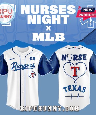 Texas Rangers MLB Nurses Game Night Baseball Jersey