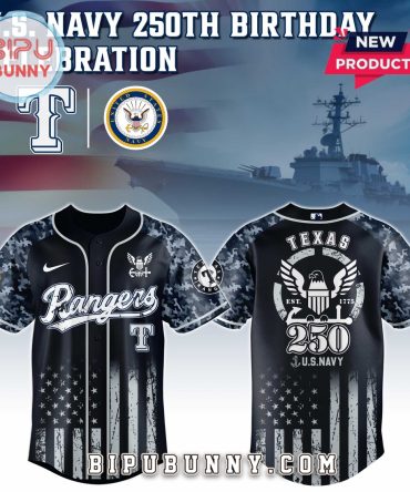 Texas Rangers MLB x 250 U.S. Navy Baseball Jersey