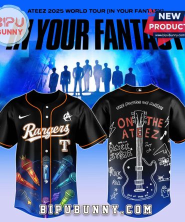 Texas Rangers MLB x ATEEZ 2025 World Tour Baseball Jersey