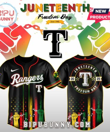 Texas Rangers MLB x Juneteenth Day 2025 Baseball Jersey