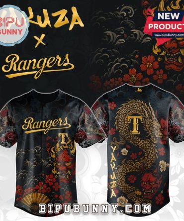 Texas Rangers MLB x Yakuza Bloodline Baseball Jersey