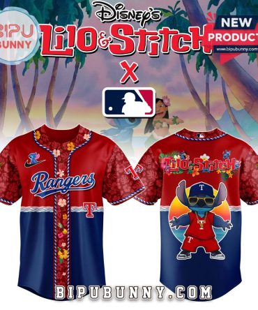 Texas Rangers x Lilo and Stitch Baseball Jersey 2025