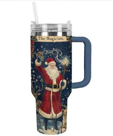 The Magic Of Christmas Custom Stanley Quencher 40oz Stainless Steel Tumbler With Handle