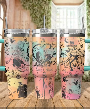 The Nightmare Before Christmas Movies Custom Stanley Cup 40 oz 30 oz Tumbler With Handle