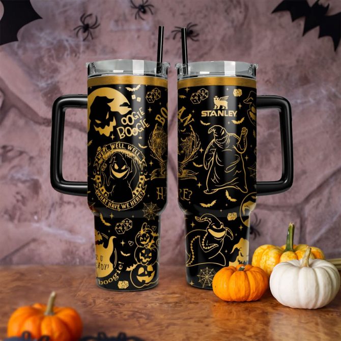 The Nightmare Before Christmas Movies Custom Stanley Quencher 40oz Stainless Steel Tumbler With Handle