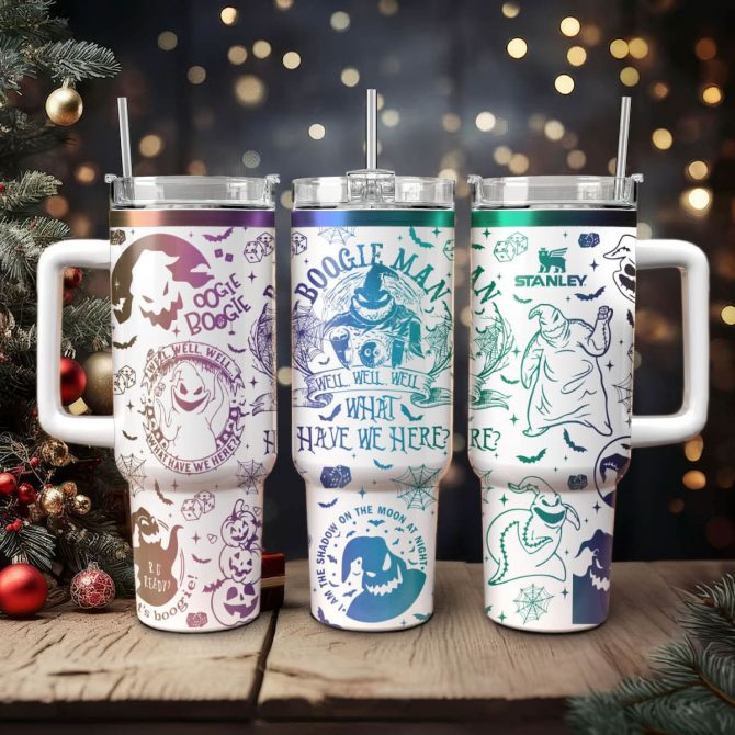 The Nightmare Before Christmas Movies Custom Stanley Quencher 40oz Stainless Steel Tumbler With Handle