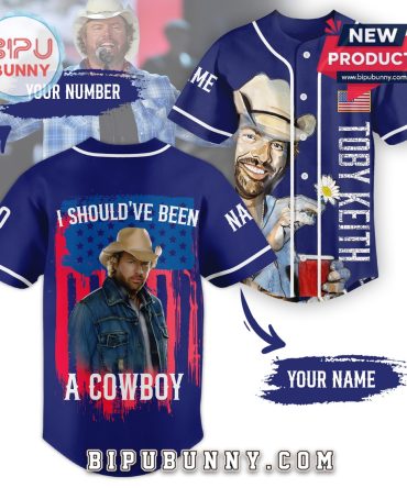 Toby Keith I Should've Been A Cowboy Baseball Jersey
