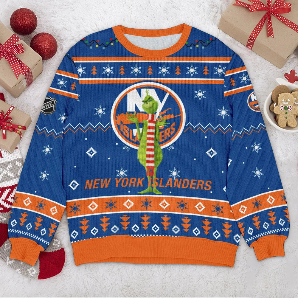 Special Release New York Islanders NHL Ugly Sweater All Over Prints Christmas Season HONHL170924SW12NYI