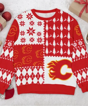 Special Release Calgary Flames NHL Ugly Sweater All Over Prints Christmas Season HONHL180924SW27