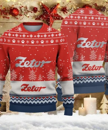 Ugly Sweater Zetor Farmer Love Exclusive Logo QTFRSW091124A11SW