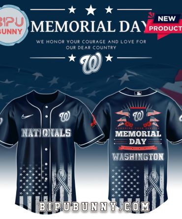 Washington Nationals 2025 Memorial Day Baseball Jersey