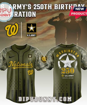 Washington Nationals MLB x 250 U.S. Army Baseball Jersey