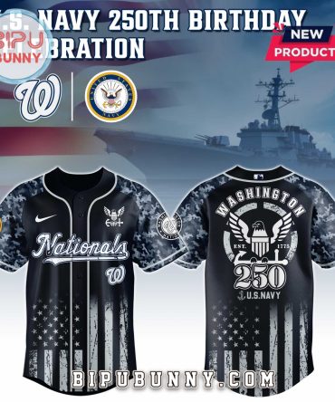 Washington Nationals MLB x 250 U.S. Navy Baseball Jersey