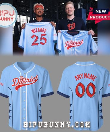 Washington Wizards Basketball City Edition Baseball Jersey