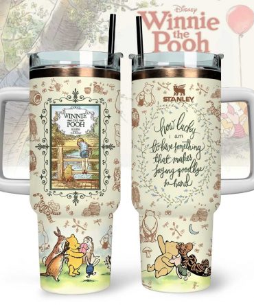 Winnie The Pooh Custom Stanley Cup 40 oz 30 oz Tumbler With Handle
