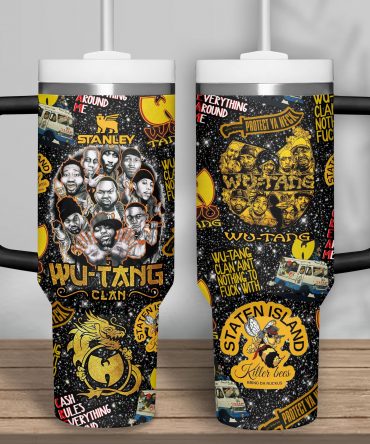Wu-Tang Clan Music Custom Stanley Quencher 40oz Stainless Steel Tumbler With Handle