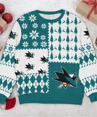 Special Release San Jose Sharks NHL Ugly Sweater All Over Prints Christmas Season HONHL180924SW30