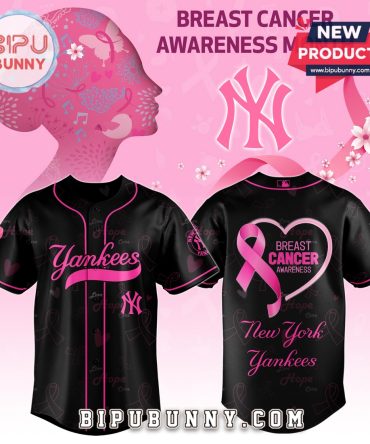 Yankees x Breast Cancer Awareness Month Baseball Jersey