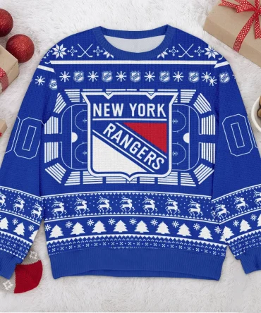 Special Release New York Rangers NHL Ugly Sweater All Over Prints Christmas Season QTNHLVA160924A133